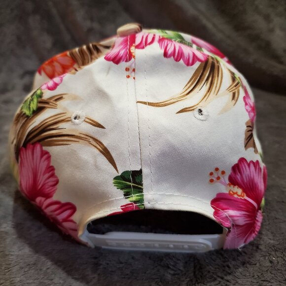 BEAST "Work Hard-Stay Humble" Floral Print Hat Cap Snapback Hawaiian Flowers - Picture 6 of 10